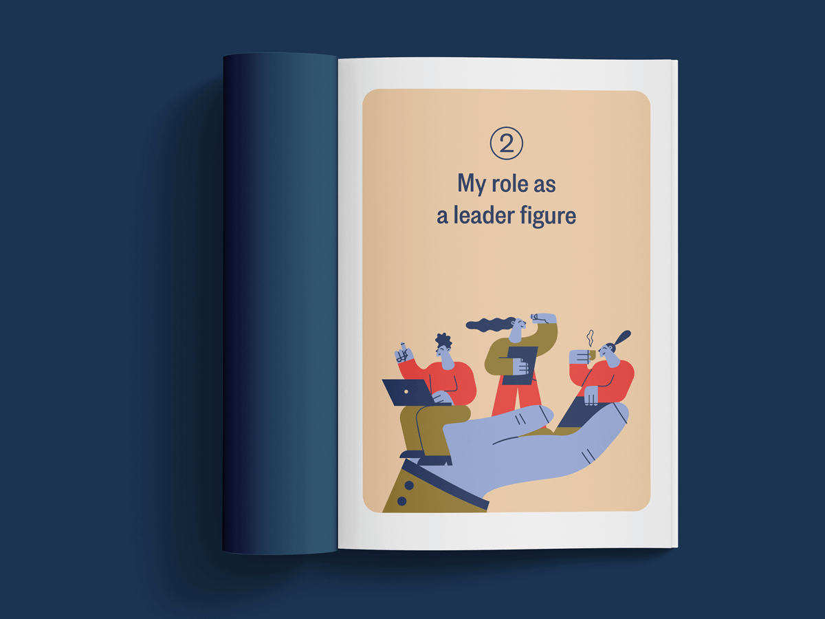 Englischer Kapitelopener aus der Publikation Leader Ally Guide, einem Workbook für Führungskräfte